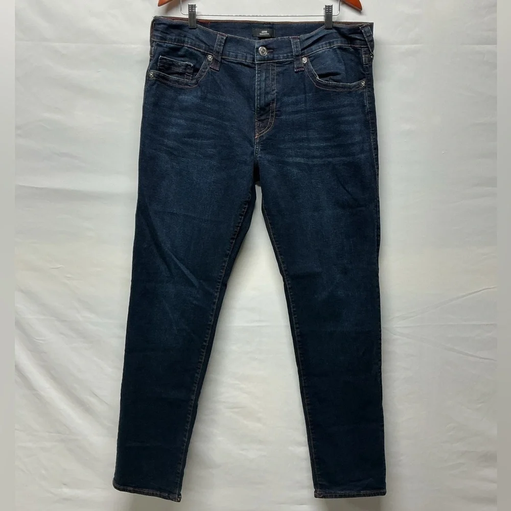 True Religion Geno Relaxed Slim Stretch Jeans Men’s 36 Dark Wash Denim